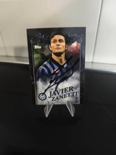 Topps javier zanetti autografo - topps,