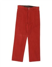 MURPHY & NYE Pantalone chino uomo dritto W31 L31 rosso cotone RN07