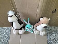 3 Peluches Giocattoli Da Collezione o da Compagnia Per Camera Cameretta Bambini