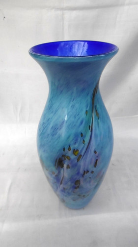 Grande vaso vetro - grande, blu