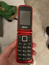 Telefono Cellulare per Anziani a Conchiglia Con Tasti Grandi Funzione SOS Scherm