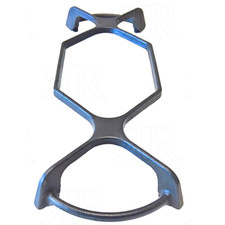 Griglia ghisa 2 fuochi piano