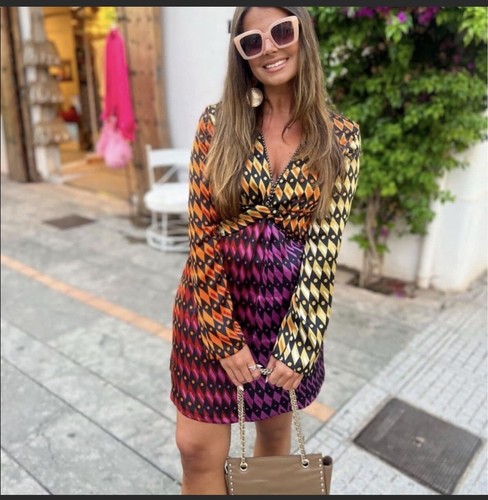 Abito corto stampato - , zara