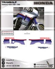 Adesivi xl600v transalp - adesivi, grey