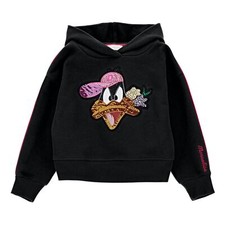 MONNALISA Felpa nera bambina