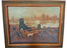 Dipinto olio su tela vintage