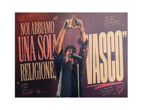 Vasco rossi poster 70x100 idea - rossi,