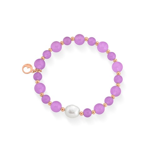 Bracciale lune violetta - bracciale,