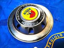 COPPA RUOTA FIAT 500 F mod. ABARTH COPRIMOZZO ACCIAIO OPACO*n.b. COPRICERCHIO 12