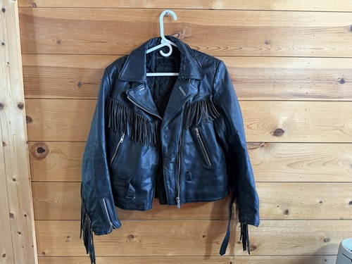Giacca pelle vintage marca - di,