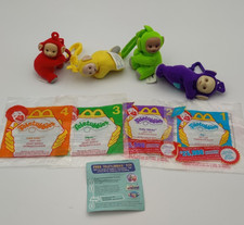 Teletubbies McDonald’s Happy Meal 2000 Portachiavi Set 4 Peluche Giocattolo 