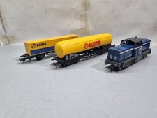 LOCOMOTIVA DA MANOVRA DIESEL SNCF + 2 CARRI MERCI SCALA H0 LIMA