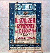REX LOCANDINA Il Valzer d'addio Di Chopin - Topolino, Stanlio e Ollio - 1935