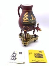 Hand-painted pewter Samovar