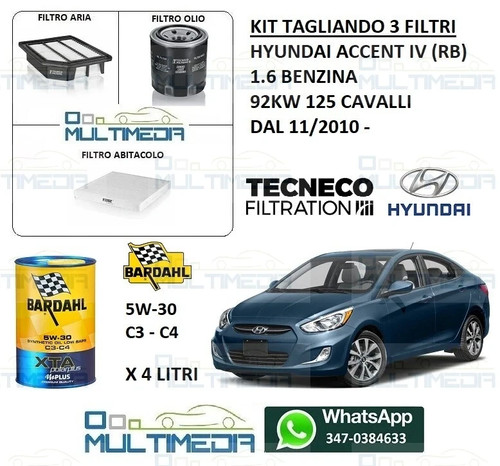 Kit tagliando filtri - kit,