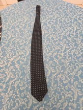 CRAVATTA Blu  Amerigo Vespucci Nave Scuola  100%  SETA TIE  MADE IN ITALY  H19