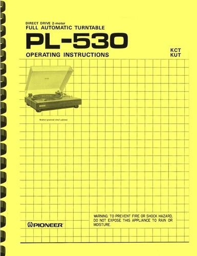 Pioneer 530 giradischi - pioneer, pl-530