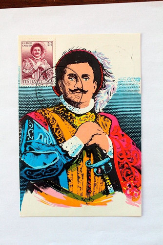 Cartolina commemorativa enrico - cartolina,