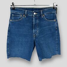 Bermuda donna blu denim vita alta H&M TAGLIA UK-12 EU-40