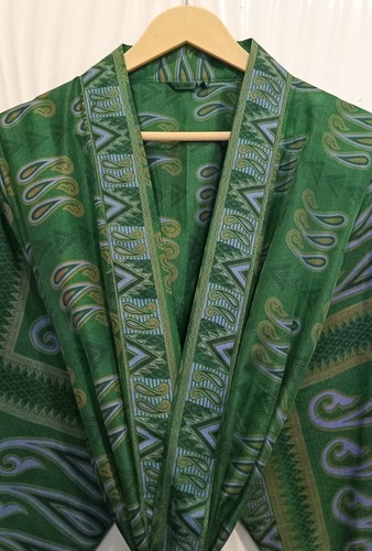 Abito lungo kimono verde - , e