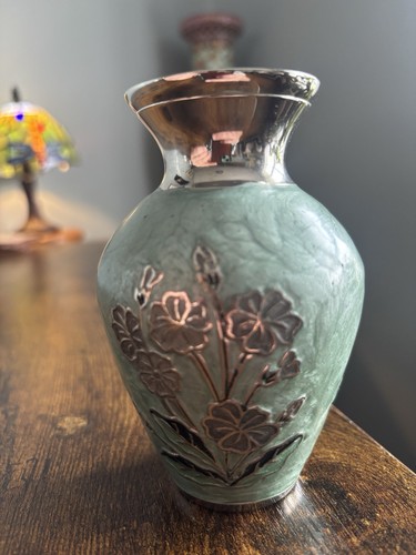Vaso smaltato vintage
