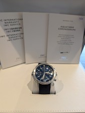 CRONOGRAFO IWC AQUATIMER JACQUES-YVES EDIZIONE COUSTEAU IW376805 SCATOLA DOCUMENTI 2018