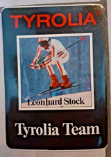 ADESIVO STICKER TYROLIA TEAM LEONHARD STOCK SCI cm. 11X8