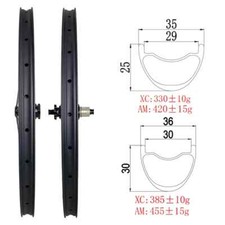 Set ruote MTB carbonio 29er