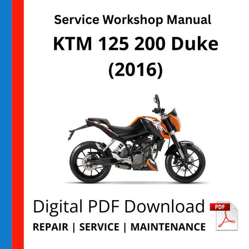 Ktm 125 200 duke - 200, (2016)
