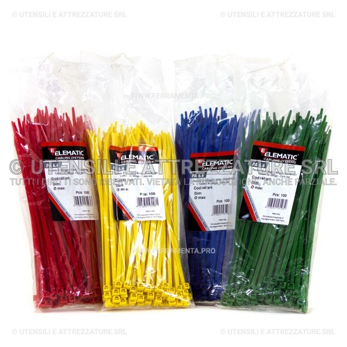 Fascette colorate nylon per - colorate,