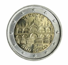2 EURO COMMEMORATIVO ITALIA 2017 - SAN MARCO VENEZIA   -FDC BU UNC FROM ROLLS