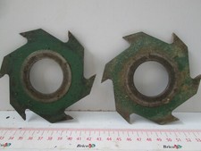 2 FRESE  PER LEGNO  PER PROFILI TELAI  CORNICI  TENOSQUADRATRICE TOUPIE   