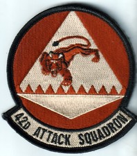 Patch USAF Air Force 42d Attack Squadron Creech AFB Nevada