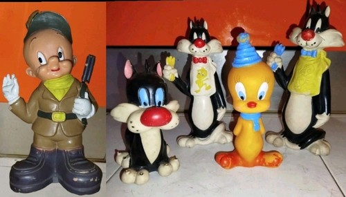 Pupazzi gomma gatto - gomma,