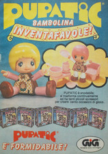 Pubblicità Advertising Werbung Italian Clipping 1981 PUPATIC INVENTAFAVOLE GIG