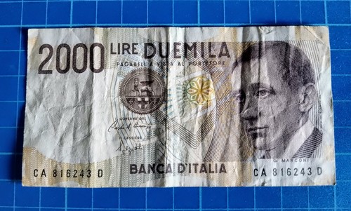 Banconota 2000 lire - banconota,