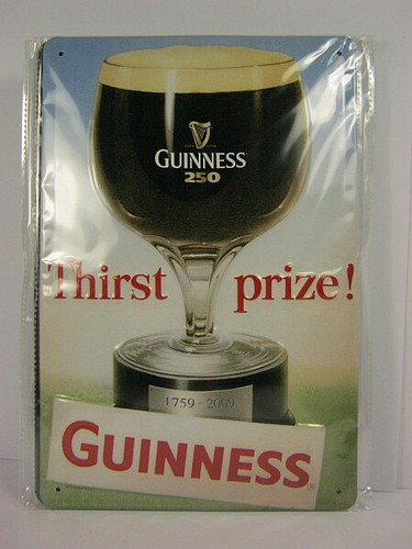 Targa latta guinness birra - in,