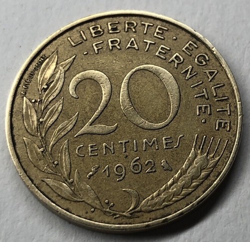 156 moneta francese - francese, 20