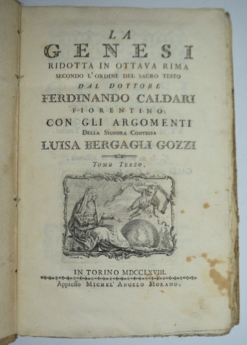Genesi ediz 1768 - -,