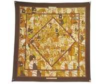 VINTAGE FOULARD HERMES ALI BABA P. PERON 1ERE EDITION 1972 CARRE 90CM SCARF 530€