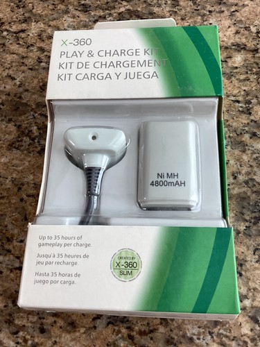 Xbox 360 play charge kit - &,