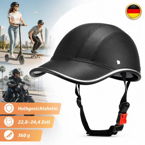 Casco moto mezza - mezza, guscio