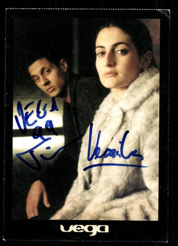 Vega cartolina autografata