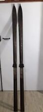 COPPIA DI SCI IN LEGNO DA ADULTO cm. 207  anni '30/40 Vintage D'epoca 