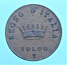 NAPOLEONE RE D'ITALIA SOLDO 1807 VENEZIA MONETE DA COLLEZIONE RAME COPPER COIN