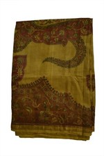 Sari indiani gialli vintage