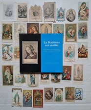 MADONNA Madonne lotto 35 vecchi antichi santini + volume La Madonna nei santini