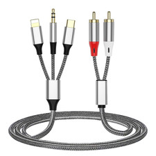 Cavo Audio 3 in 1 AUX a RCA