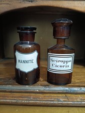 ANTICA COPPIA BOTTIGLIE DA