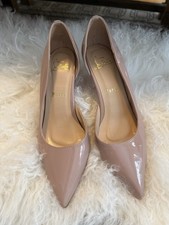 Christian Louboutin decolte con tacco 38 nude in vernice